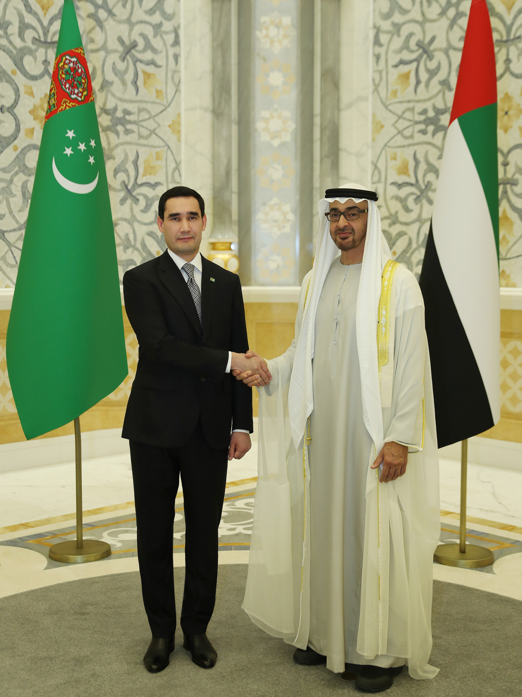 Переговоры между Президентом Туркменистана и Президентом ОАЭ